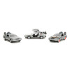 Retour vers le Futur - Set de 3 1/32 Back to the Future Delorean