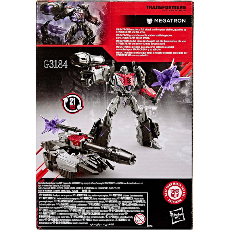 NOVEMBRE 2025 : Transformers : War for Cybertron - Figurine Studio Series Voyager Class Megatron