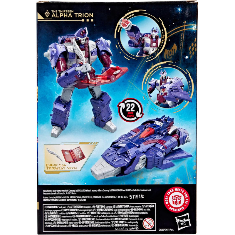 NOVEMBRE 2025 : Transformers : Age of the Primes - Figurine Classe Voyager The Thirteen Alpha Trion