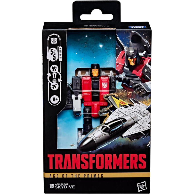Transformers : Age of the Primes - Figurine Classe Deluxe Aerialbot Skydive