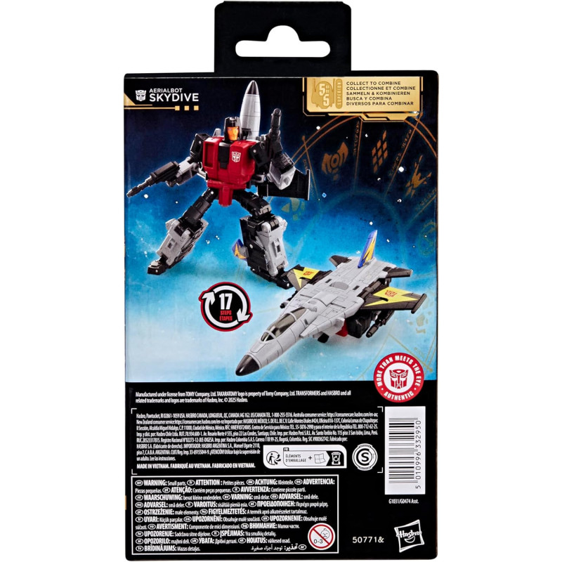 DÉCEMBRE 2025 : Transformers : Age of the Primes - Figurine Classe Deluxe Aerialbot Skydive