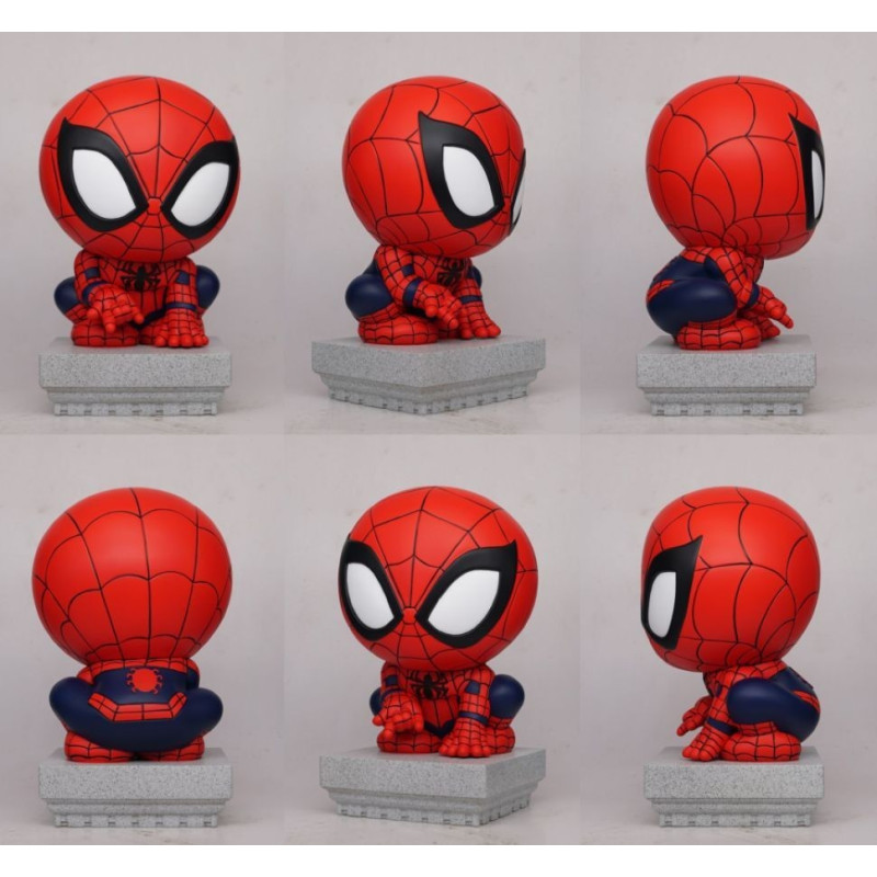 Marvel - Tirelire Spiderman Accroupi en PVC