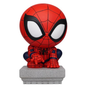 Marvel - Tirelire Spiderman Accroupi en PVC
