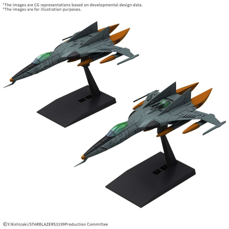 Be Forever Yamato: Rebel 3199 - Mecha Coll. DX Type-1 Space Combat Attack Aircraft Cosmo Tiger II