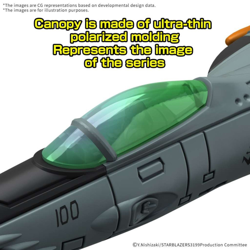 Be Forever Yamato: Rebel 3199 - Mecha Coll. DX Type-1 Space Combat Attack Aircraft Cosmo Tiger II