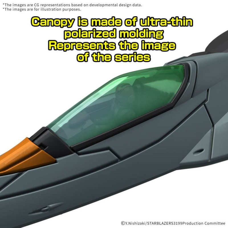 Be Forever Yamato: Rebel 3199 - Mecha Coll. DX Prototype Space Combat Attack Aircraft Cosmo Python