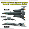 Be Forever Yamato: Rebel 3199 - Mecha Coll. DX Prototype Space Combat Attack Aircraft Cosmo Python