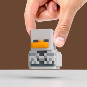 Minecraft - Figurine canard MINI TUBBZ Skeleton 5 cm