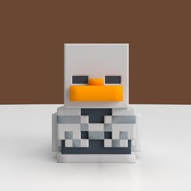 Figurine TUBBZ Mini Skeleton dans boîte baignoire Minecraft