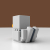 Canard cosplay Mini Skeleton Minecraft