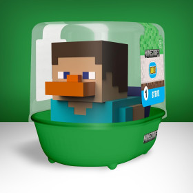 Minecraft - Figurine canard TUBBZ Steve 10 cm 1st Edition