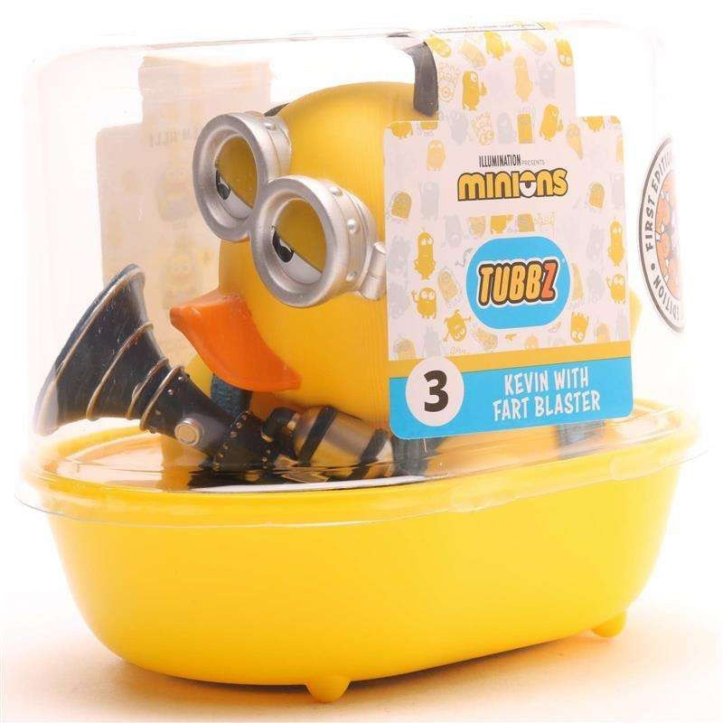 Minions - Figurine canard TUBBZ Kevin Fart Blaster 10 cm 1st Edition