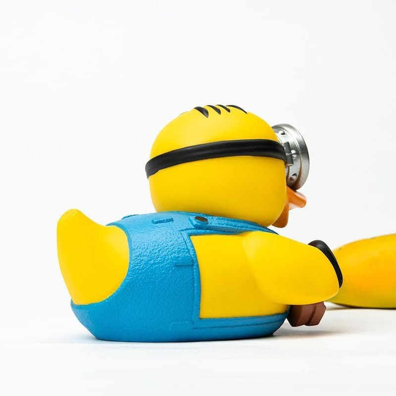 Canard cosplay Stuart TUBBZ dans boîte vitrine Minions