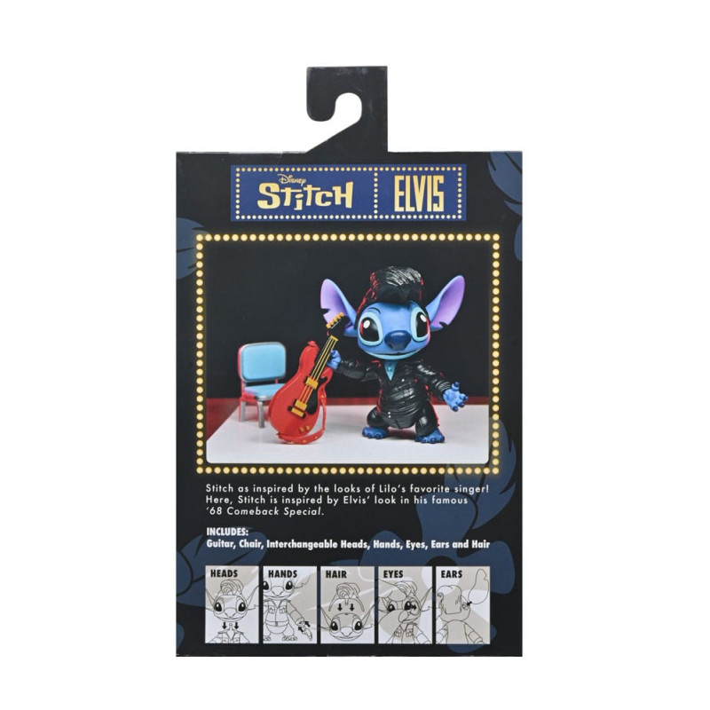 DÉCEMBRE 2025 : Disney : Lilo & Stitch - Figurine Ultimate Singer Elvis Stitch 7 cm