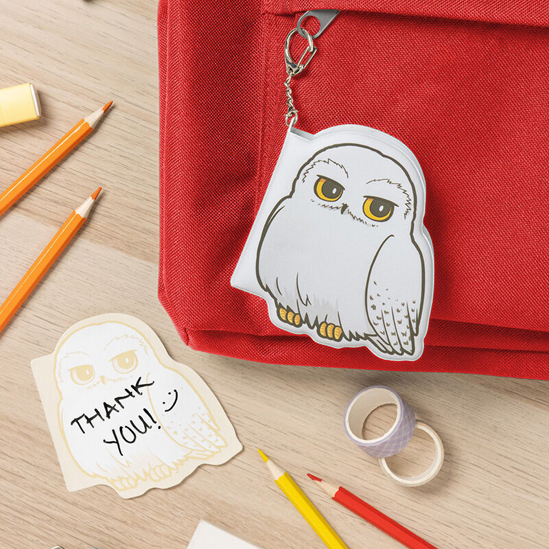 Harry Potter - Porte-clé bloc-notes Hedwige