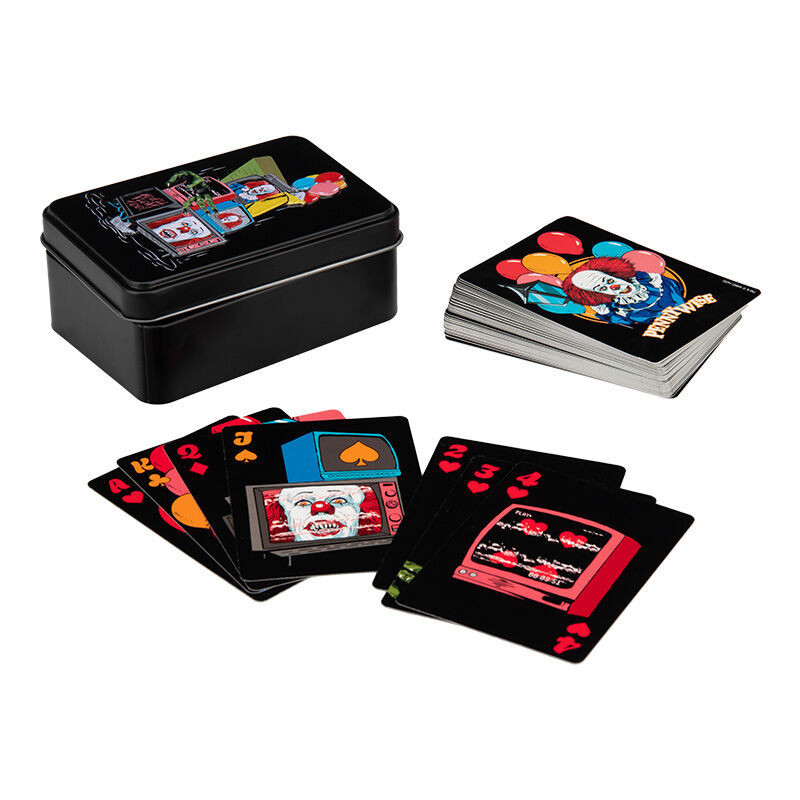 IT (1990) - Jeu de cartes en boîte métallique Pennywise