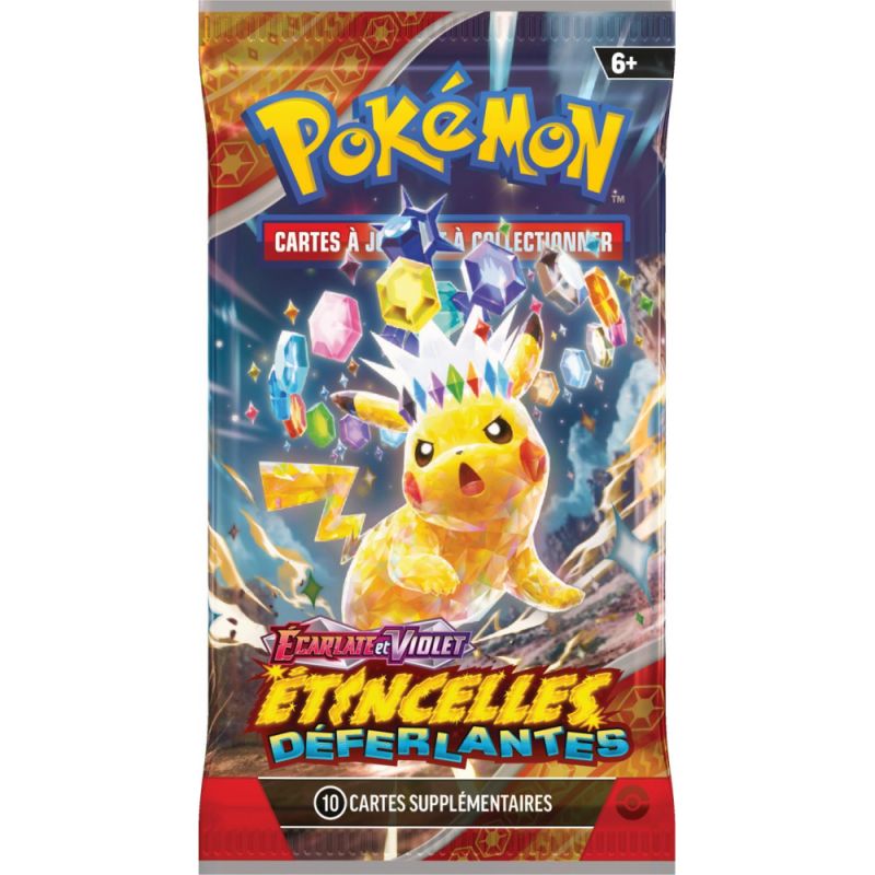 Pokemon - Booster EV08 Etincelles Déferlantes FR 1 EXEMPLAIRE ALEATOIRE