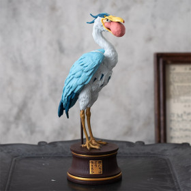 Le Garçon et le Héron - Statue Héron Bleu
