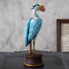 Le Garçon et le Héron - Statue Héron Bleu