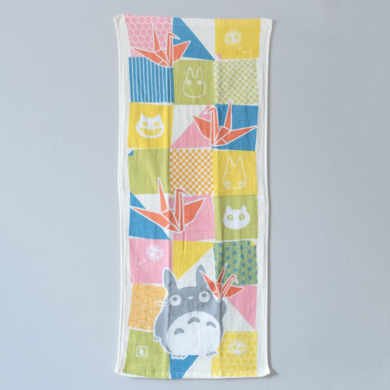 Mon voisin Totoro - Serviette torchon Origamis 34 x 80 cm