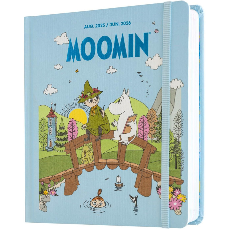 Moomin - Agenda scolaire 2025/2026 Journalier 11 mois relié