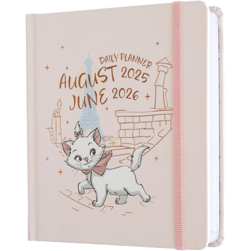 Disney : Les Aristochats - Agenda scolaire 2025/2026 Journalier 11 mois relié Marie
