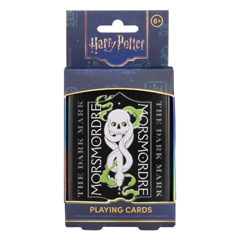 Harry Potter - Jeu de cartes Dark Arts en boîte métallique