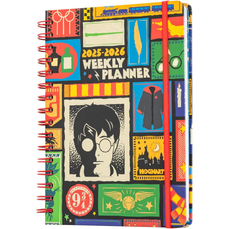 Harry Potter - Agenda scolaire 2025/2026 A5 12 mois semainier