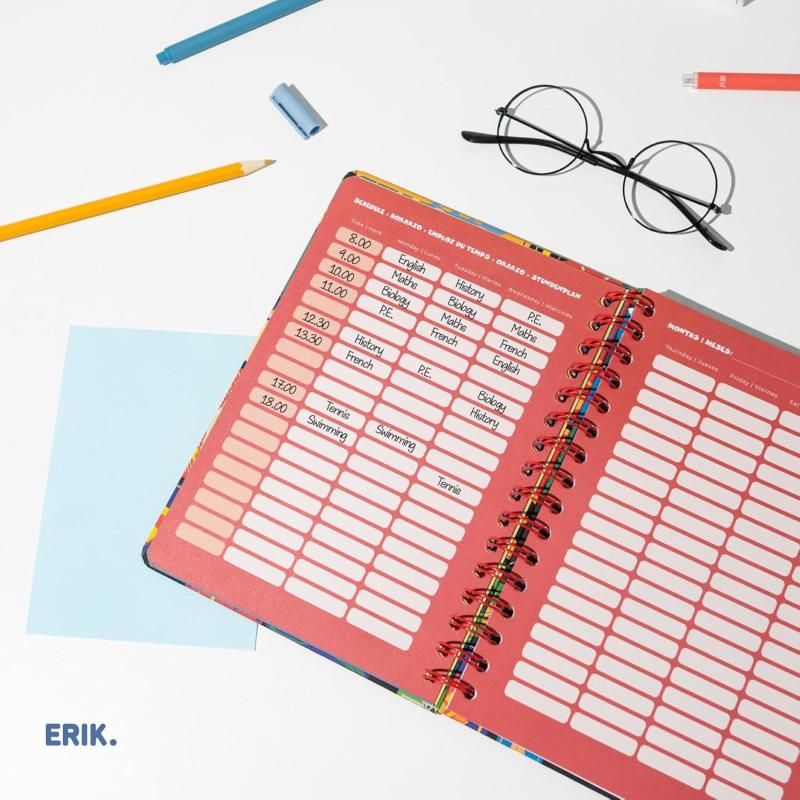 Harry Potter - Agenda scolaire 2025/2026 A5 12 mois semainier