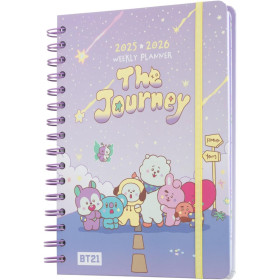 BT21 - Agenda scolaire 2025/2026 A5 12 mois semainier