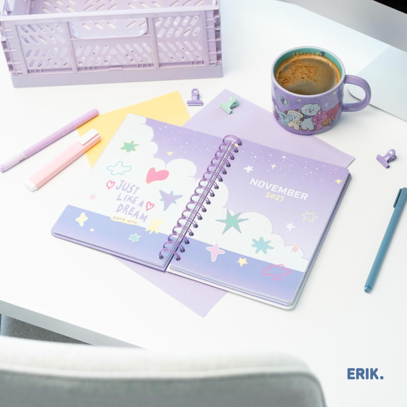 BT21 - Agenda scolaire 2025/2026 A5 12 mois semainier