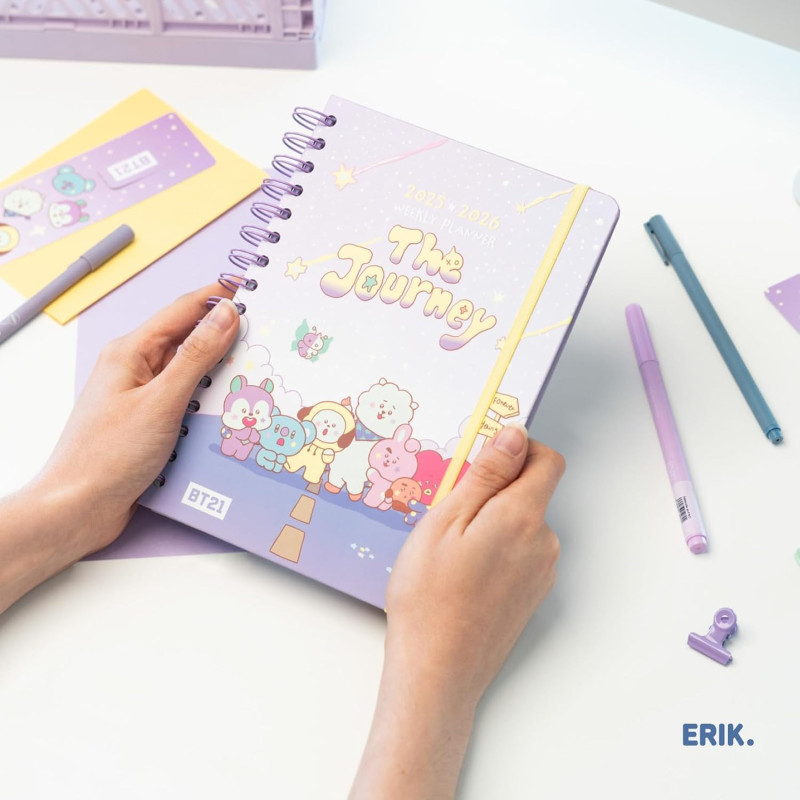 BT21 - Agenda scolaire 2025/2026 A5 12 mois semainier