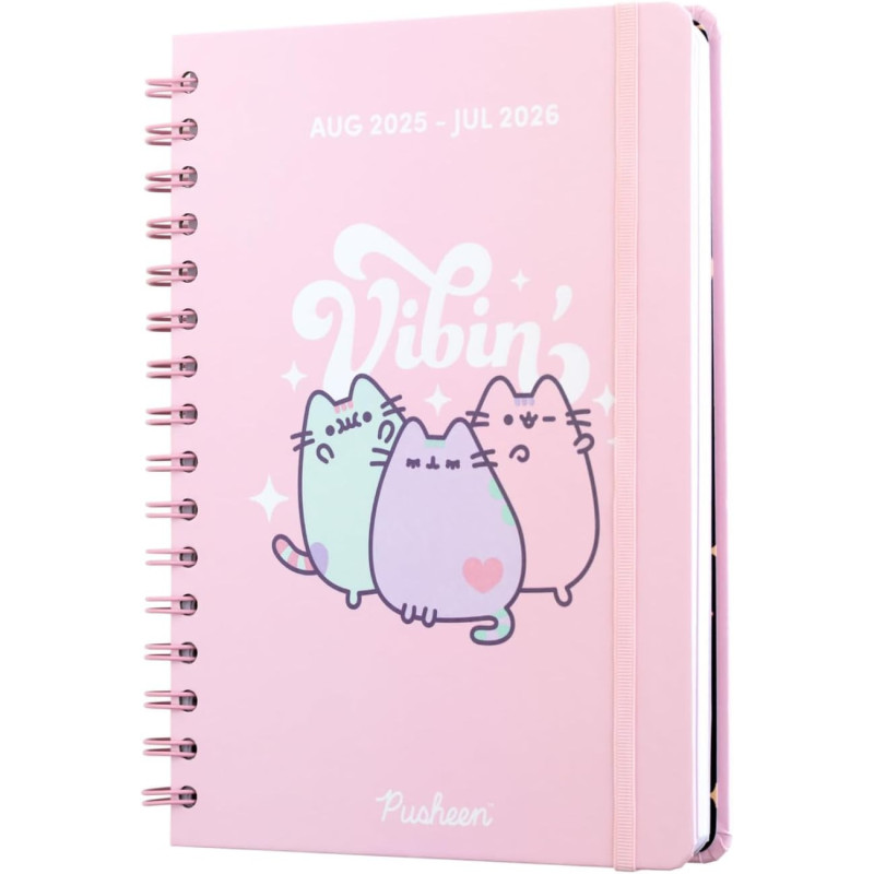 Pusheen - Agenda scolaire 2025/2026 A5 12 mois semainier
