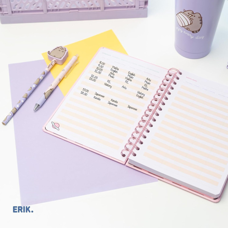 Pusheen - Agenda scolaire 2025/2026 A5 12 mois semainier