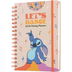 Disney : Lilo & Stitch - Agenda scolaire 2025/2026 A5 12 mois semainier