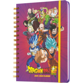 Dragon Ball Z - Agenda scolaire 2025/2026 A5 12 mois semainier