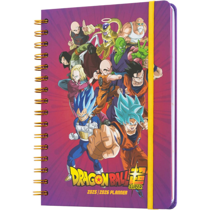 Dragon Ball Z - Agenda scolaire 2025/2026 A5 12 mois semainier