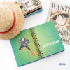One Piece - Agenda scolaire 2025/2026 A5 12 mois semainier
