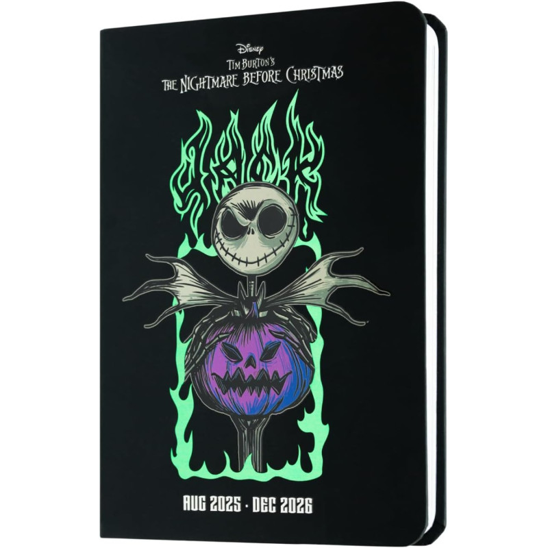 Nightmare Before Christmas - Agenda scolaire 2025/2026 pocket 17 mois semainier