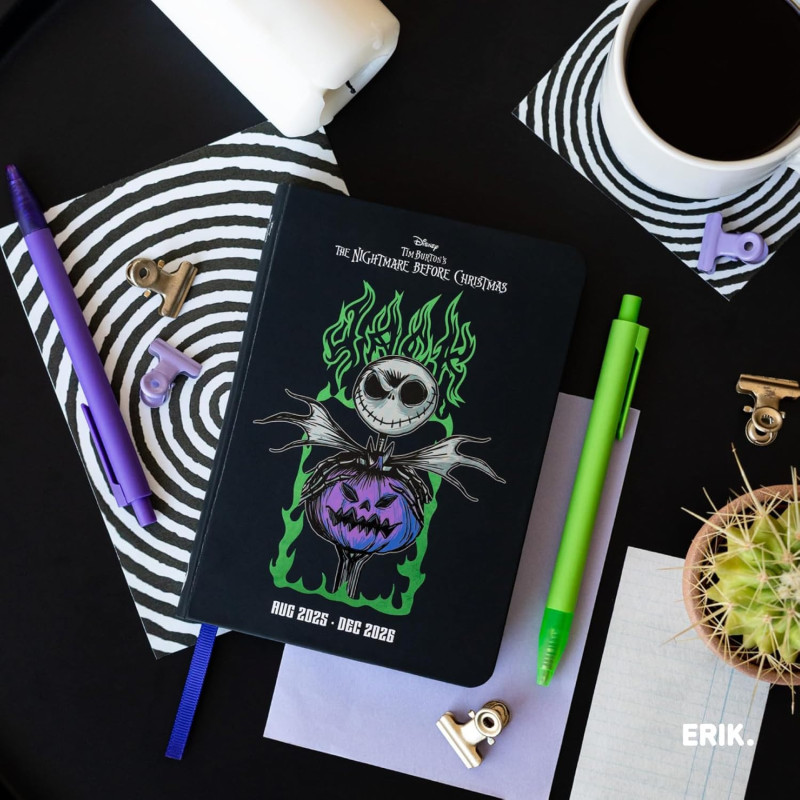 Nightmare Before Christmas - Agenda scolaire 2025/2026 pocket 17 mois semainier