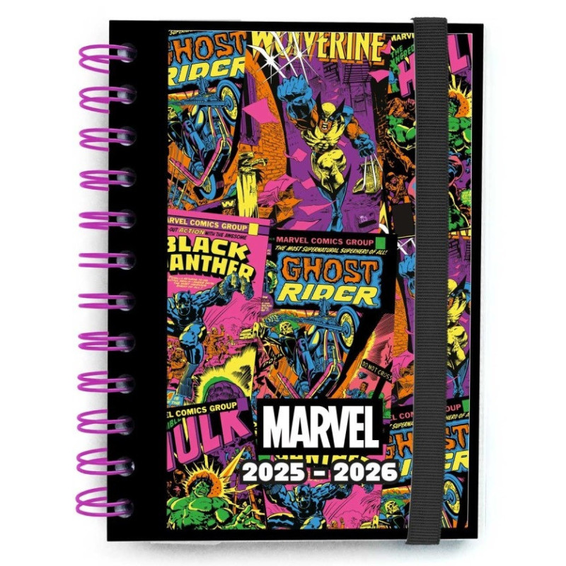 Marvel - Agenda scolaire 2025/2026 11 mois