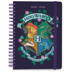 Harry Potter - Agenda scolaire 2025/2026 A5 12 mois semainier Hogwarts