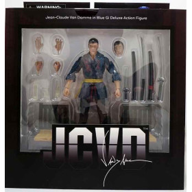 Jean-Claude Van Damme - Figurine Deluxe Blue Gi Version 18 cm