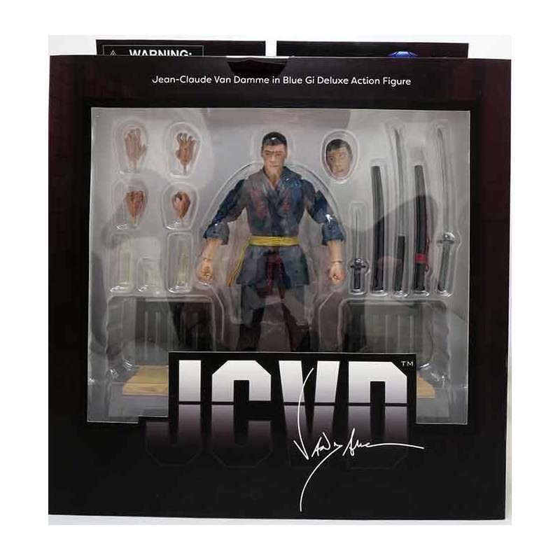 Jean-Claude Van Damme - Figurine Deluxe Blue Gi Version 18 cm