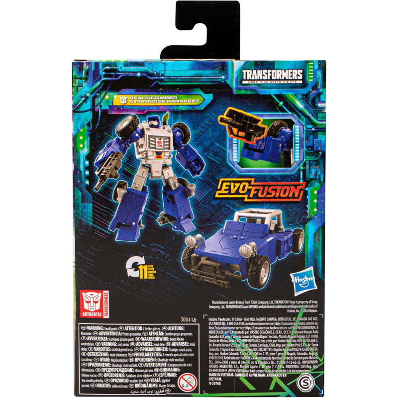 DÉCEMBRE 2025 : Transformers Generations Legacy Evolution - Figurine Deluxe Class Beachcomber & Paradise Parakeet 14 cm