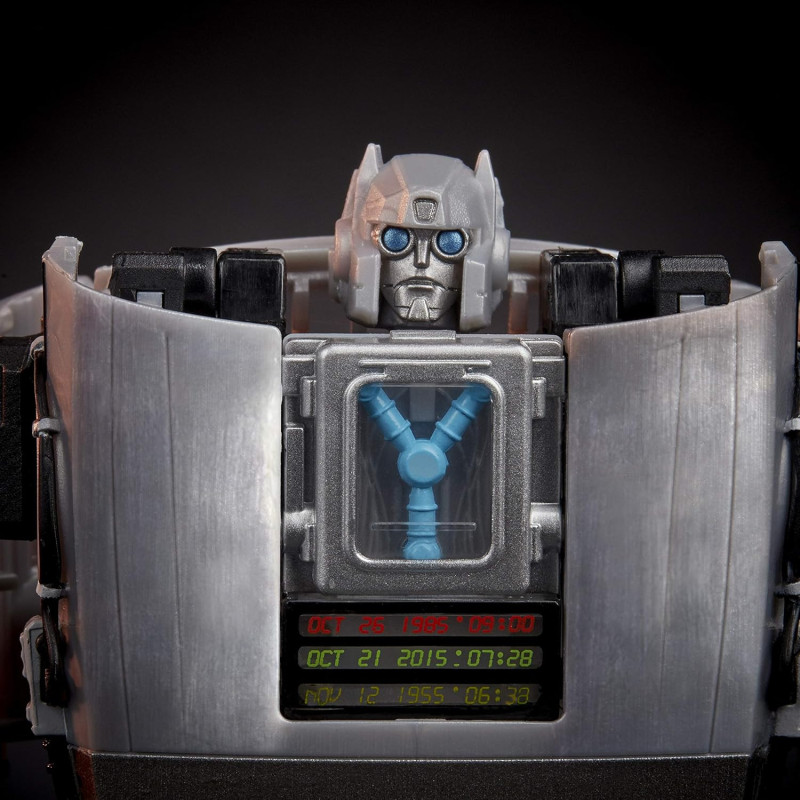 DÉCEMBRE 2025 : Transformers x Back To The Future - Figurine Gigawatt figurine Delorean 14 cm