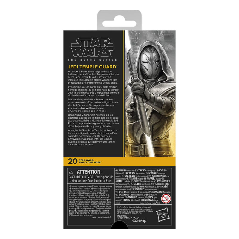 OCTOBRE 2025 : Star Wars : The Clone Wars - Black Series - Figurine Jedi Temple Guard 15 cm