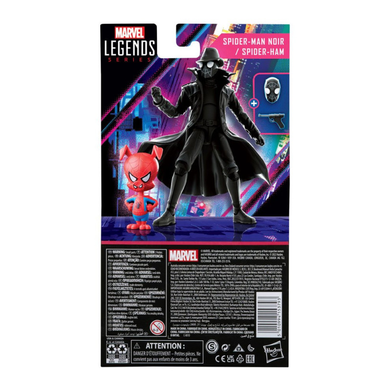 OCTOBRE 2025 : Marvel Legends - Figurine Spider-Man Noir & Spider-Ham (New Generations)