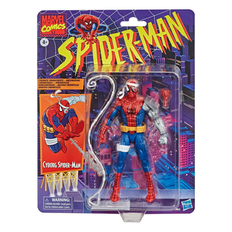 Marvel Legends - Retro Collection - Figurine Cyborg Spider-Man 15 cm