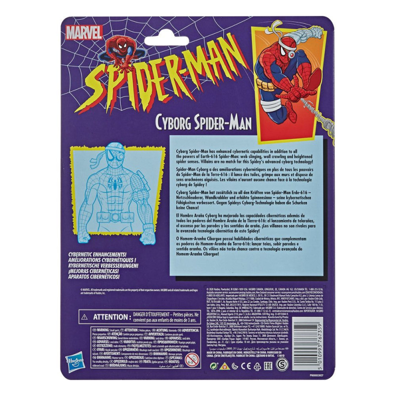 OCTOBRE 2025 : Marvel Legends - Retro Collection - Figurine Cyborg Spider-Man 15 cm